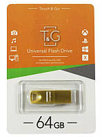 Флеш-накопитель USB 64GB TG 117 Metal Series Gold (TG117GD-64G) ZK, код: 6704366