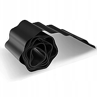 Газонный пластиковый бордюр 15х900см Bradas волнистый садовый черный для клумб и цветника фигурный