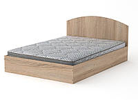 Двуспальная кровать Компанит-140 дуб сонома SC, код: 6540914