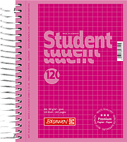 Блокнот Brunnen колледж-блок А6 на спирали в клетку 120 листов 90 г м2 Colour Code обложка Ро DS, код: 1870401
