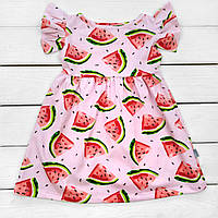 Платье для девочки Dexters с принтом арбузики 98 см розовый (13100471532) TS, код: 8334482