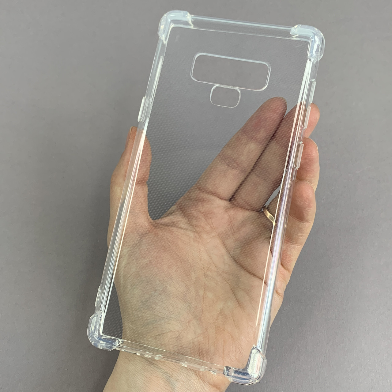 Чохол для Samsung Galaxy Note 9 силіконовий з бронь кутами чохол на телефон самсунг нот 9 прозорий ttp