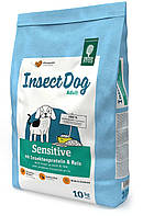 Легкоусвояемый корм для собак с протеином насекомых Green Petfood InsectDog Sensitive 10 кг ML, код: 8080681