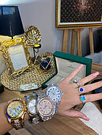 Часы ролекс Rolex Pearlmaster в камнях белое и розовое золото luxe quality элитные
