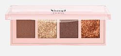 Палетка тіней для повік Pupa Vamp! Palette 4 Ombretti 002 Gold Bronze, 5.2 г