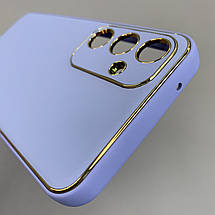 Чохол для Samsung Galaxy A55 5G (A556B) шкіряний матовий чохол на телефон самсунг а55 5г бузковий u9h, фото 6