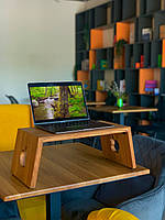 Подставка для ноутбука, Макбука из натурального дерева Дуб.