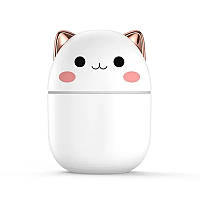 Зволожувач повітря з функцією дитячого нічника Cat Humidifier 222 з підсвічуванням LED 2в1 250 мл