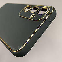 Чохол для Samsung Galaxy S23 FE шкіряний матовий чохол на телефон самсунг с23 фе чорний u9h, фото 6