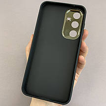 Чохол для Samsung Galaxy S23 FE шкіряний матовий чохол на телефон самсунг с23 фе чорний u9h, фото 3
