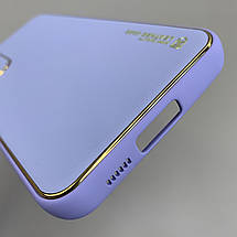 Чохол для Samsung Galaxy S23 FE шкіряний матовий чохол на телефон самсунг с23 фе бузковий u9h, фото 5