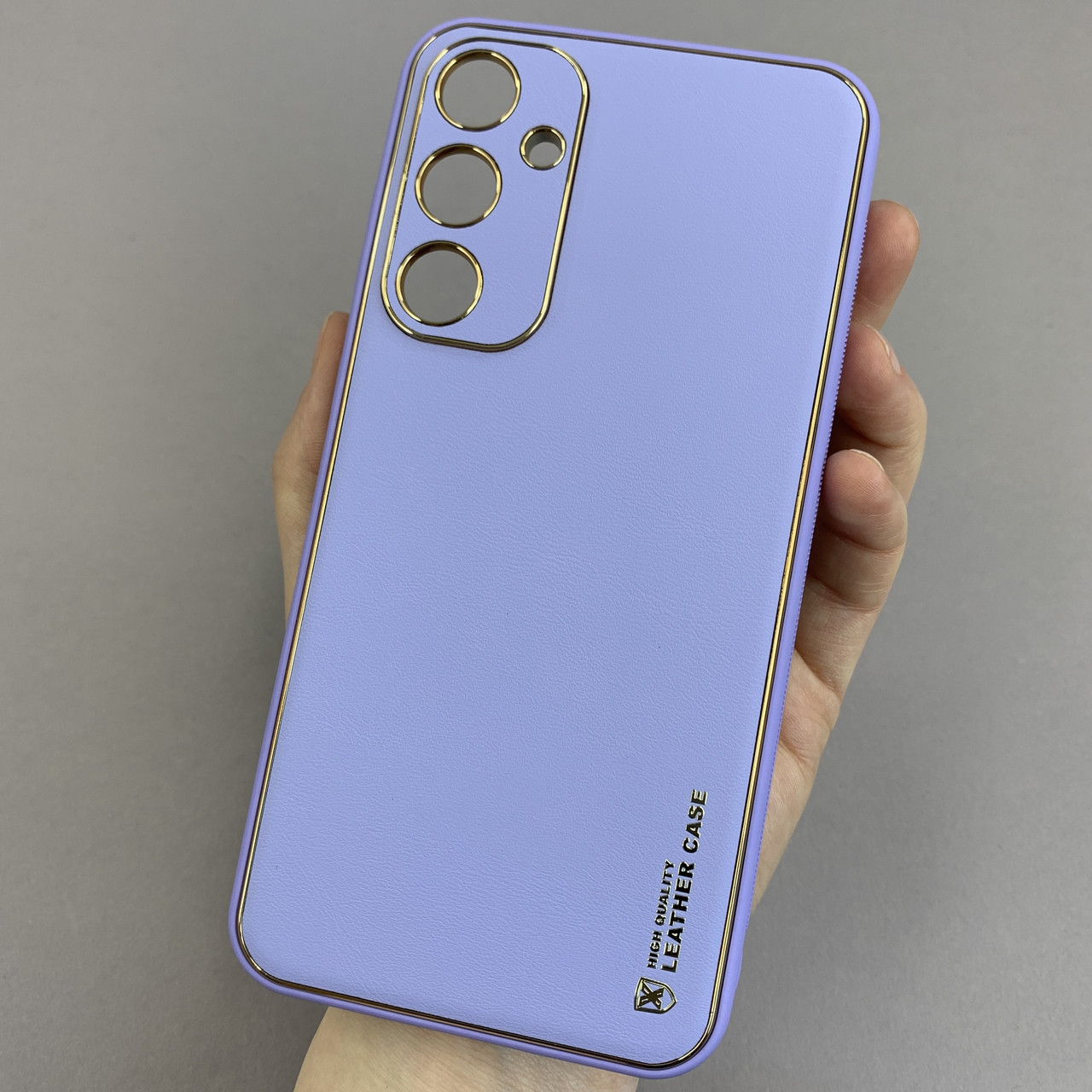 Чохол для Samsung Galaxy S23 FE шкіряний матовий чохол на телефон самсунг с23 фе бузковий u9h