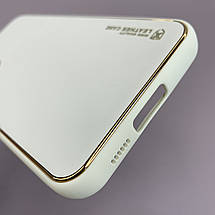 Чохол для Samsung Galaxy S23 FE шкіряний матовий чохол на телефон самсунг с23 фе білий u9h, фото 5