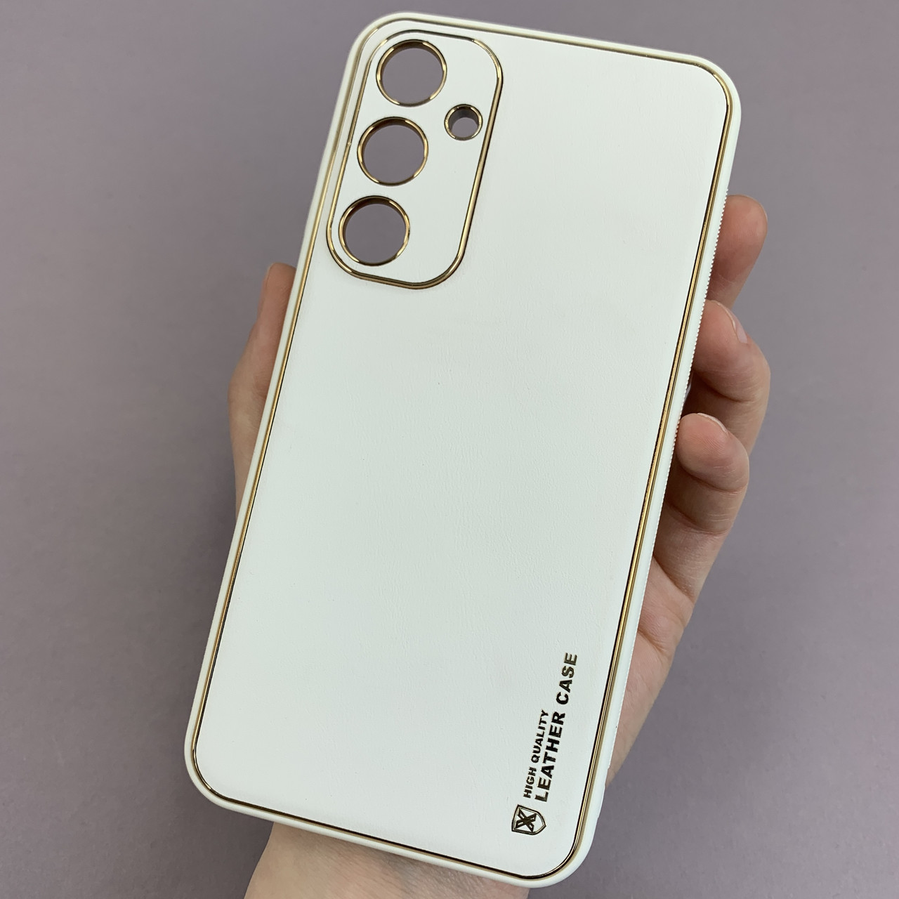 Чохол для Samsung Galaxy S23 FE шкіряний матовий чохол на телефон самсунг с23 фе білий u9h