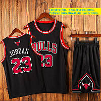 Черная баскетбольная форма комплект Джордан 23 Чикаго Буллс Jordan 23 Chicago Bulls