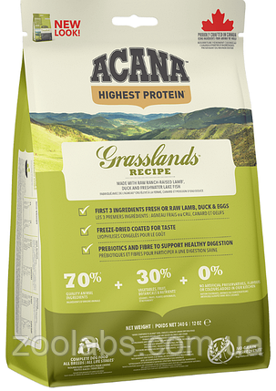 Acana Grasslands Recipe 2 кг | Сухий корм для собак, фото 1