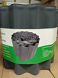 Бордюрна стрічка 20 см 9 метрів сіра посилена VARTCO (Польща)