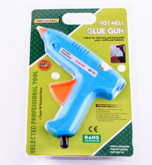 Клейовий пістолет термопістолет ZD-7A 40W 11MM, фото 1