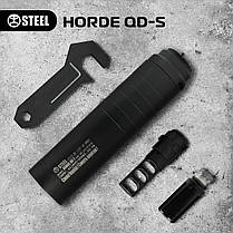 Глушник STEEL HORDE QD-S, швидкознімний саундмодератор, ПБС, фото 6
