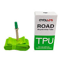 Камeра велосипеда 28" - Cyclami Ultralight FV 60 mm 700x18/32 mm TPU 38g