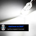 Комплект світлодіодних ламп NAPO LED T10-3030-6smd-Lens  W5W T10 колір світіння зелений 2 шт, фото 5