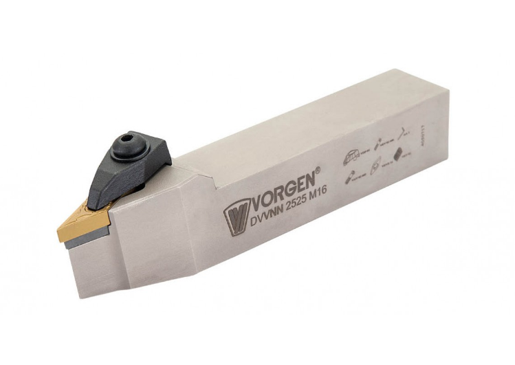 Різець DVVNN 2525 M16 VORGEN пластина VNMG 1604.., фото 1