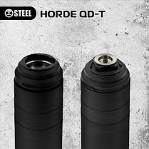 Глушник STEEL HORDE QD-T, швидкознімний титановий саундмодератор, фото 4