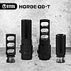 Глушник STEEL HORDE QD-T, швидкознімний титановий саундмодератор, фото 7