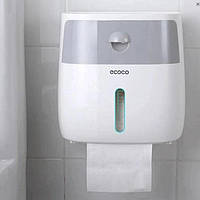 Многофункциональный держатель для туалетной бумаги и полотенец Ecoco с ящиком и отсеком для телефона