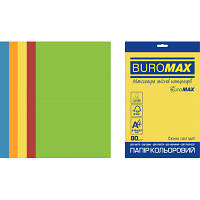 Бумага Buromax А4, 80g, INTENSIVE, 5colors, 250sh, EUROMAX (BM.27213250E-99)