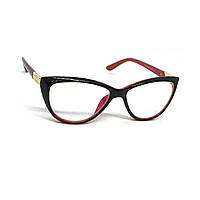 Комп'ютерні окуляри 726 с-1 (скло) у чорно-червоній оправі