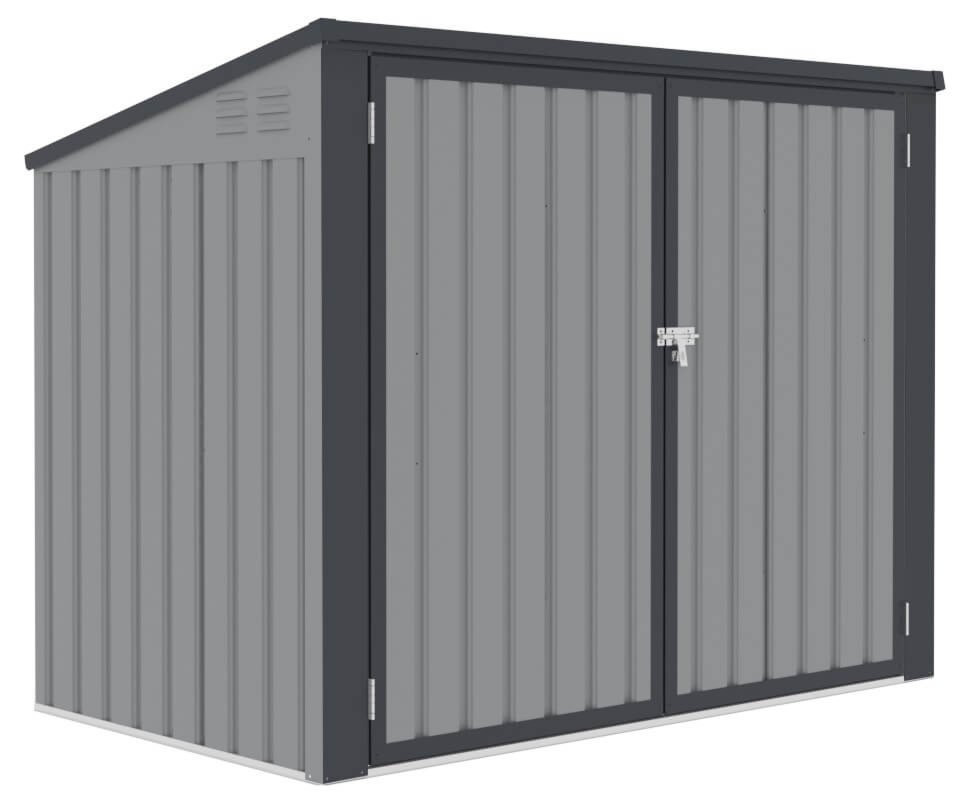 Огорожа сміттєвих контейнерів Hardmaister Davis 173x101 см Світло-сірий