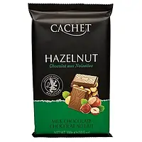 Молочний шоколад з фундуком Cachet Hazelnut Milk, 300 г