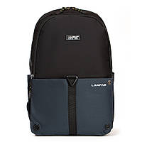 Рюкзак подростковый для мальчика 6-11 класс синий два отдела карманы для ноутбука до 15" Lanpad 2261