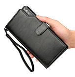 Шкіряний чоловічий гаманець Baellerry Business, фото 5