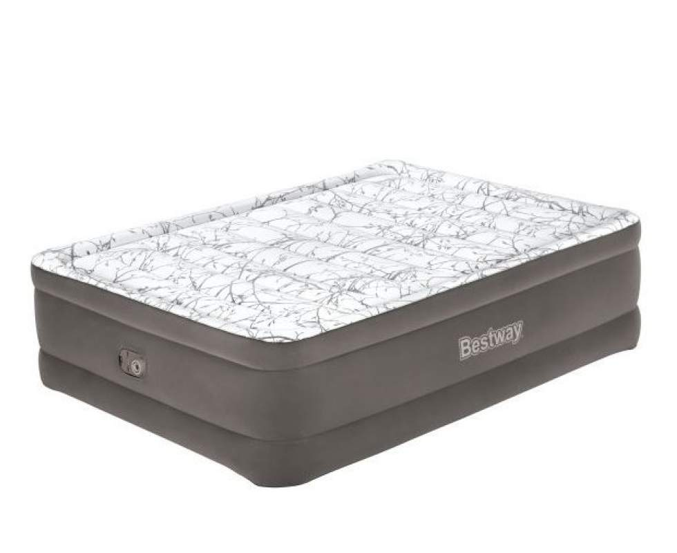 Надувне ліжко BESTWAY 6713E (двоспальне, 56*152*203 см., вбудований електронасос 220V).