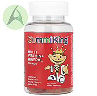GummiKing, мультивитамины и минералы для детей, 60 жевательных таблеток