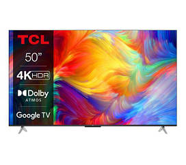 Телевізор TCL 50P638 50" LED 4K Google TV Dolby Vision DVB-T2 TV