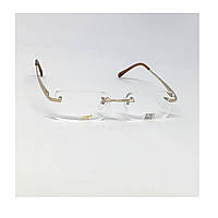 Безоправні універсальні окуляри 8307 у золотій фурнітурі