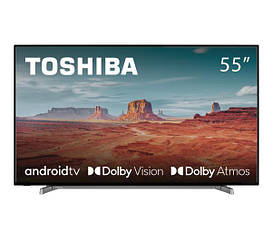 Телевізор Toshiba 55UA2D63DG 55" LED 4K Android TV Dolby Vision Dolby Atmos DVB-T2