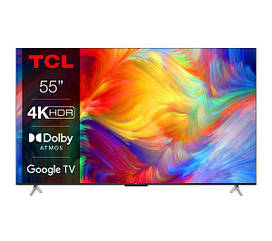 Телевізор TCL 55P638 55" LED 4K Google TV Dolby Vision DVB-T2