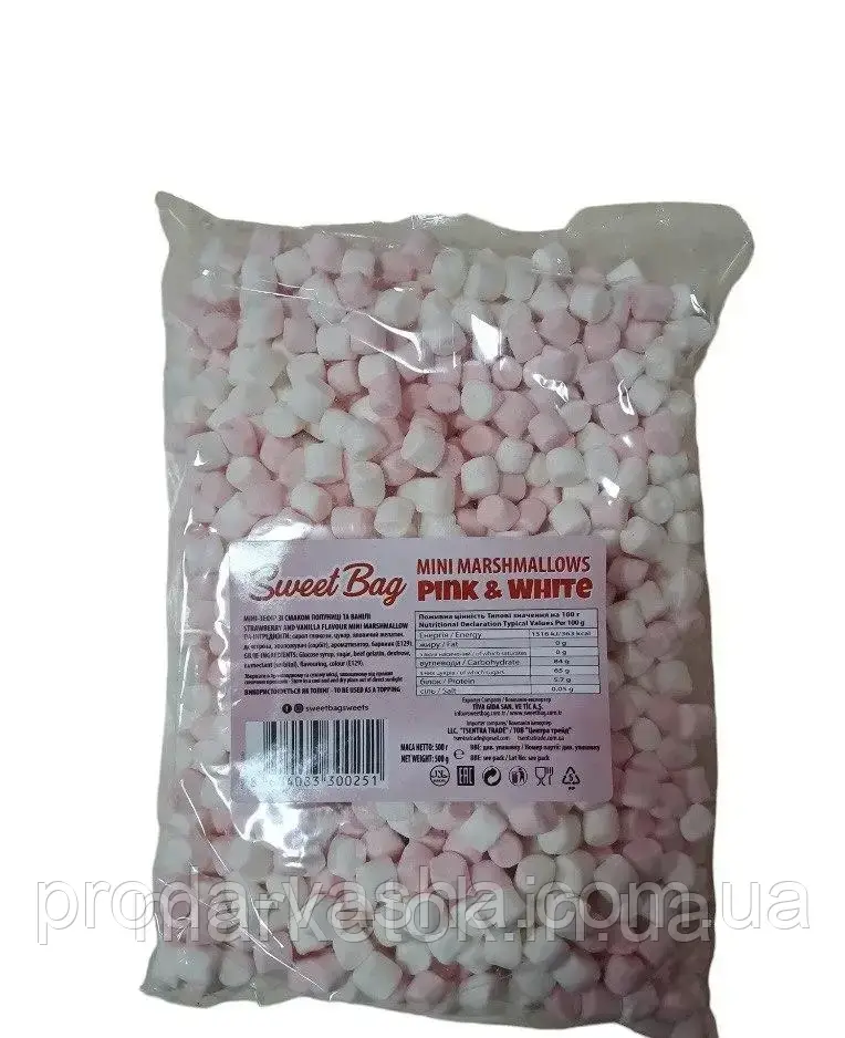 Маршмеллоу PINK&WHITE 500 г.