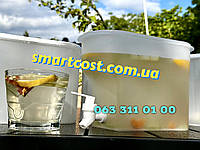 Кулер, дозатор диспансер для напоїв з краником 3,5л контейнер для лимонаду пластиковий