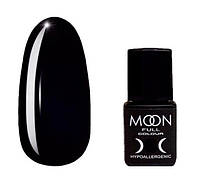 Гель-лак Moon Full color gel polish, №188 глубокий черный, 8 мл