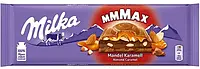 Молочний шоколад з мигдалем Milka MMMAX Mandel Karamell, 300 г