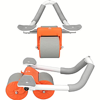 Колесо тренажер для пресса с подкладкой для рук, Фитнес тренажёр Abs Wheel Тренажер для живота и спины