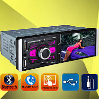 Автомагнитола 1din 4,1" USB Bluetooth RGB-подсветка DIVX MP3 AV-in Сенсорный экран 4063 ISO