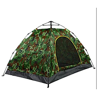Автоматическая палатка с москитной сеткой Камуфляж, Туристическая двухместная палатка 200*150