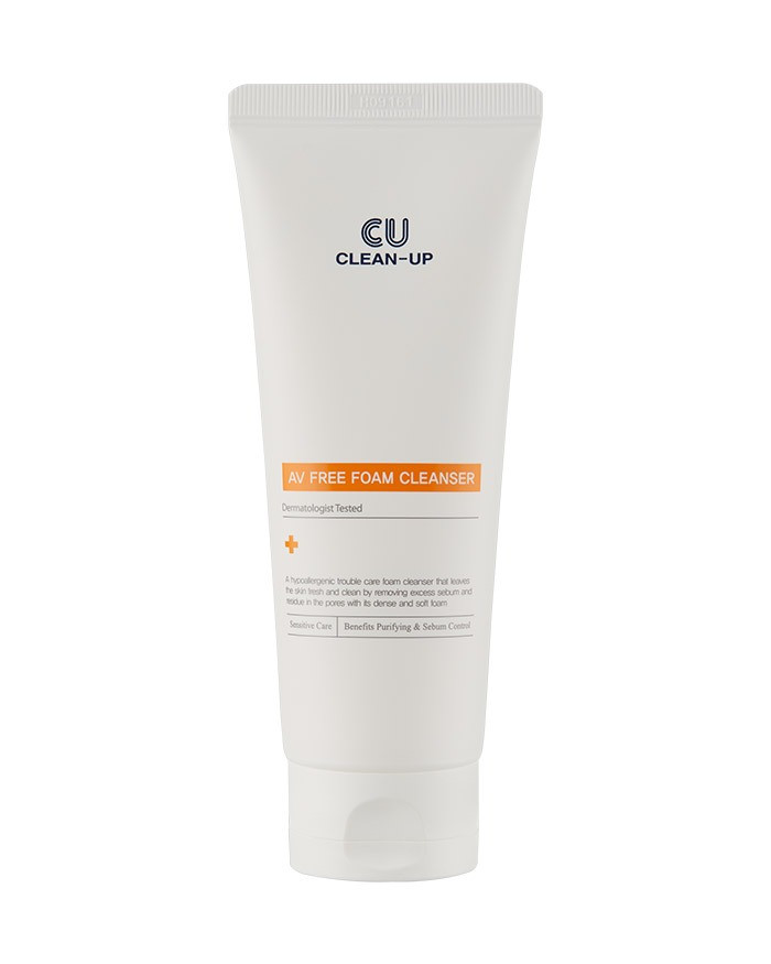 Кремова очищуюча пінка із саліциловою кислотою CUskin Clean-Up AV Free Foam Cleanser, 150 мл (222701)