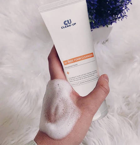 Кремова очищуюча пінка із саліциловою кислотою CUskin Clean-Up AV Free Foam Cleanser, 150 мл (222701), фото 3